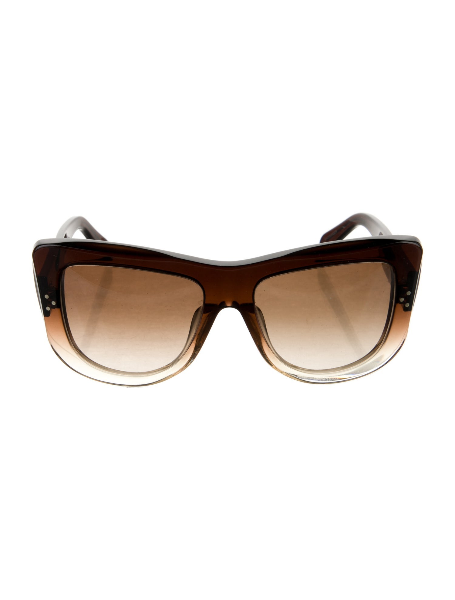 Celine Shield Gradient Sunglasses