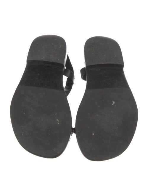 Celine Leather Slingback Sandals