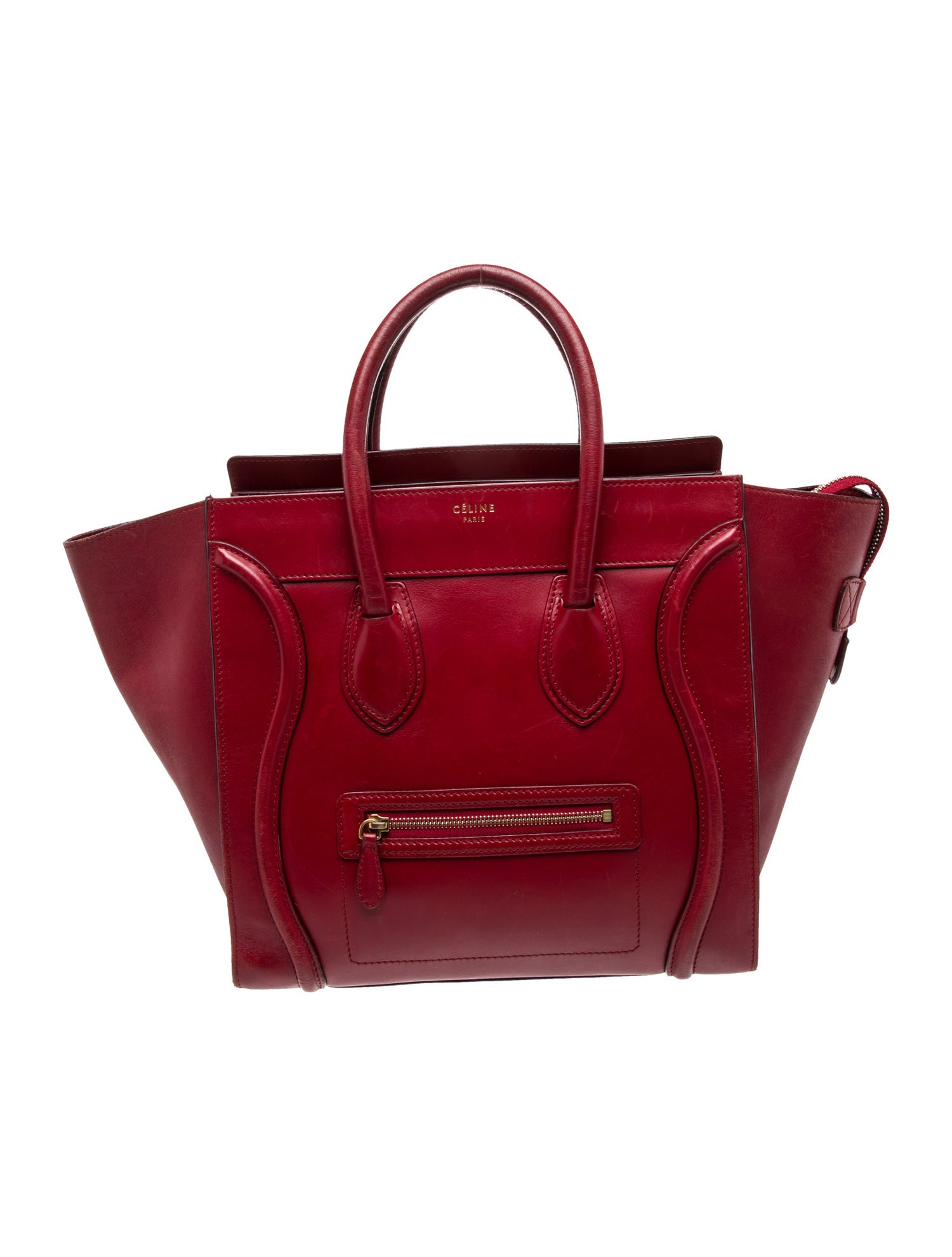 Celine Leather Luggage Mini