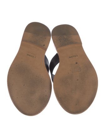 Celine Leather Slides