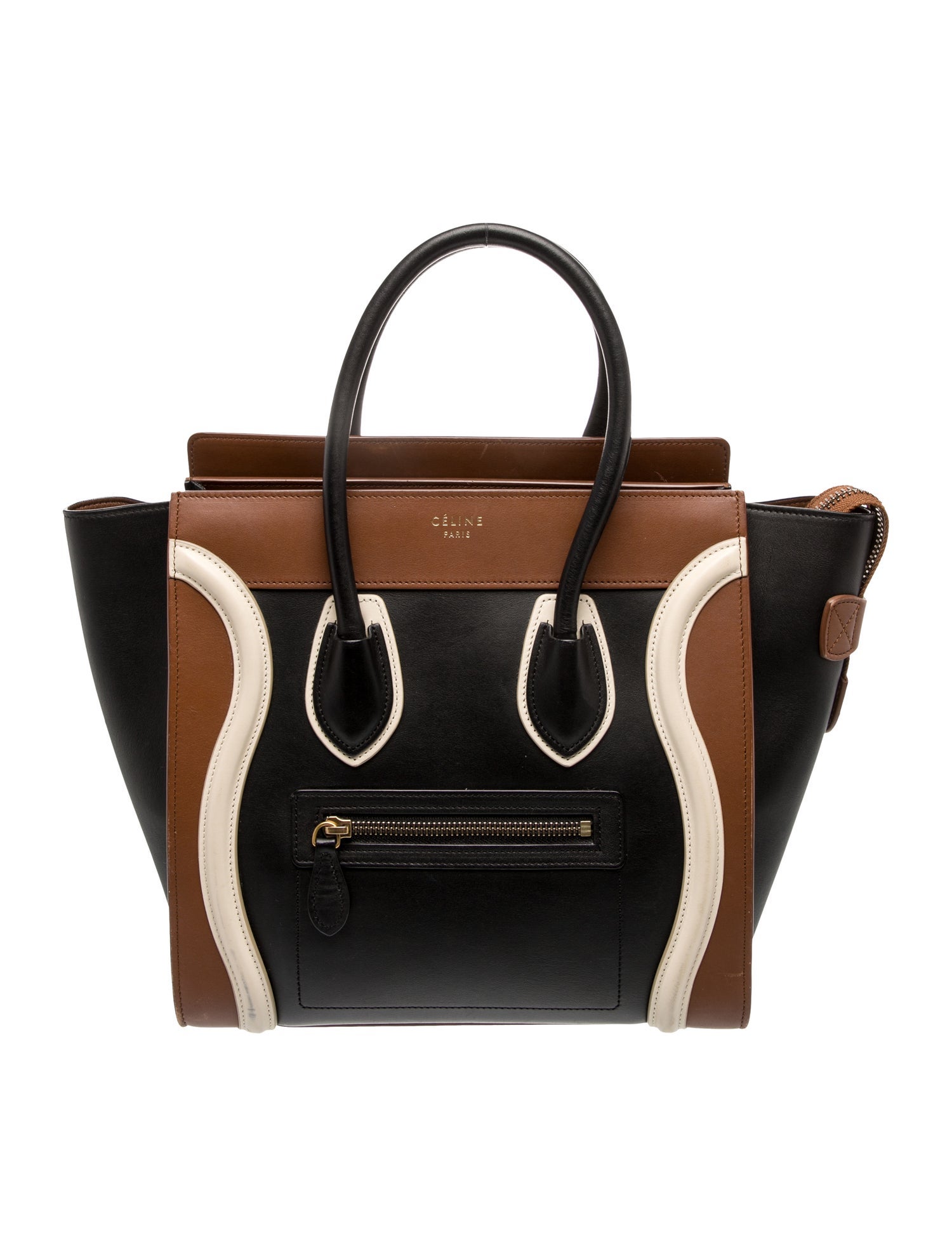 Celine Leather Luggage Micro