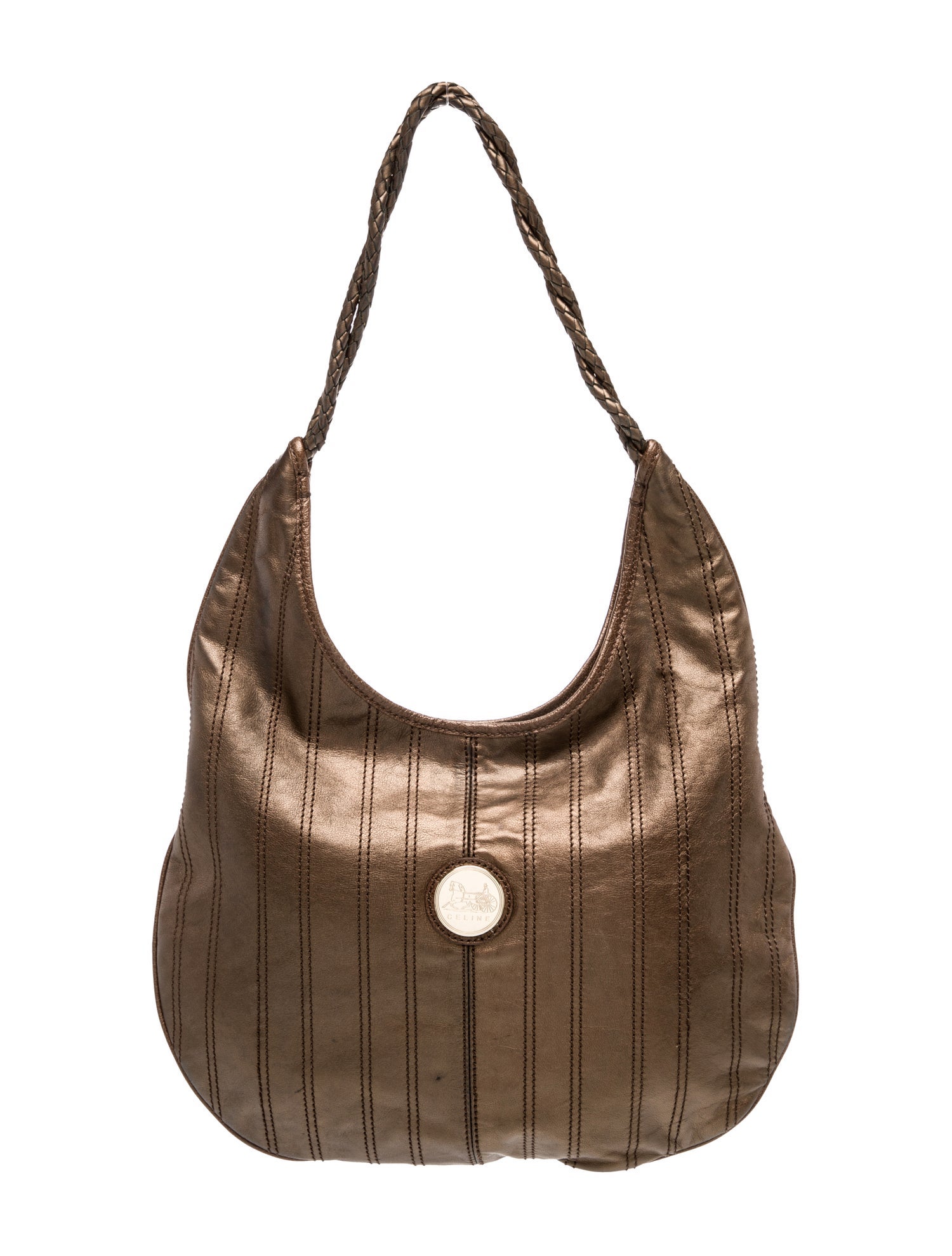 Celine Leather Shoulder Bag