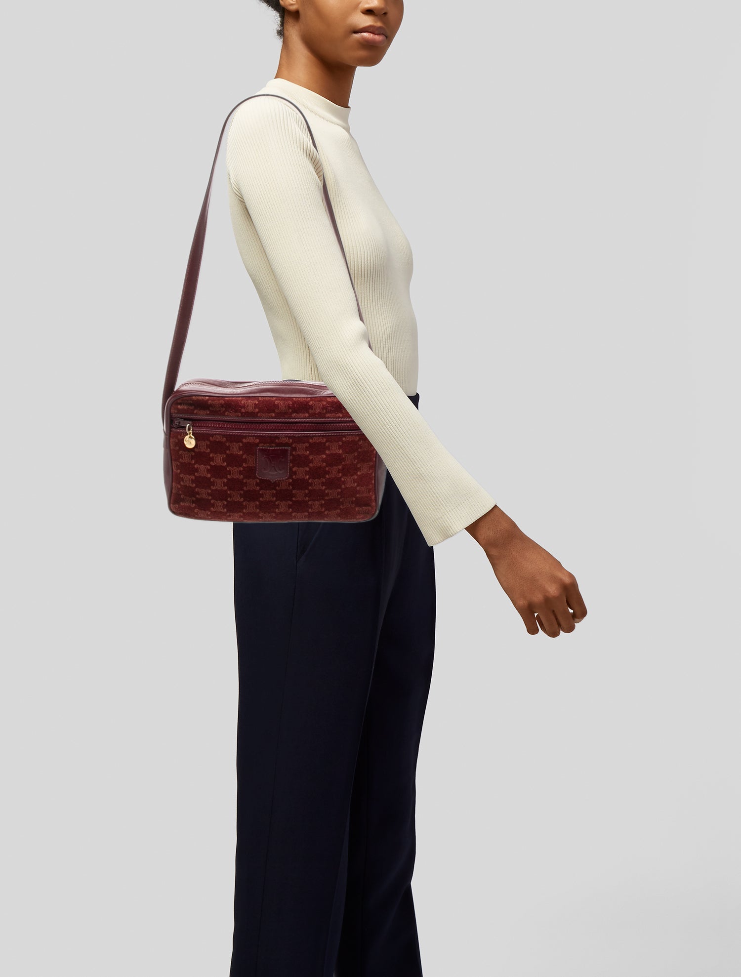 Celine Triomphe Shoulder Bag Vintage