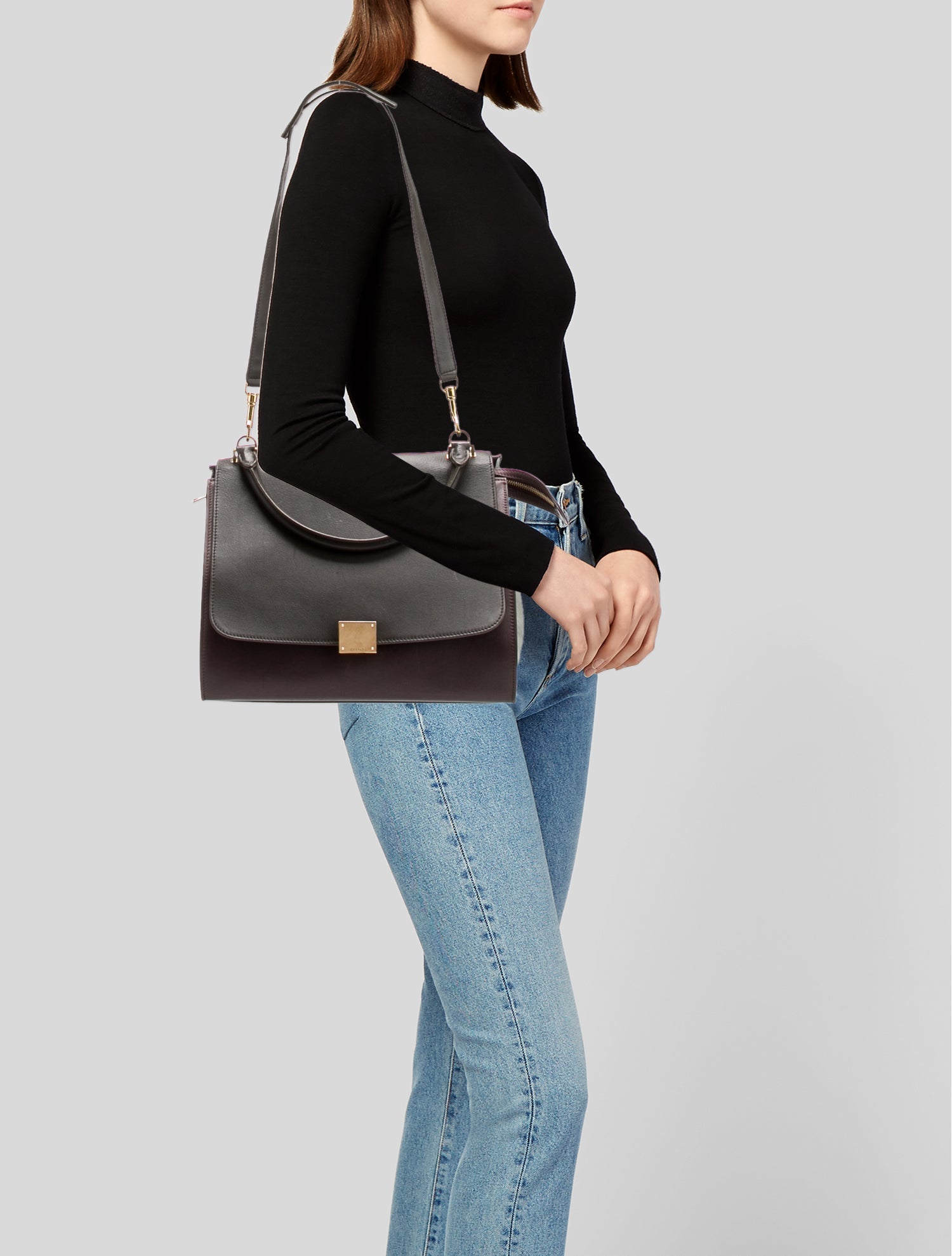 Celine Leather Trapeze Medium