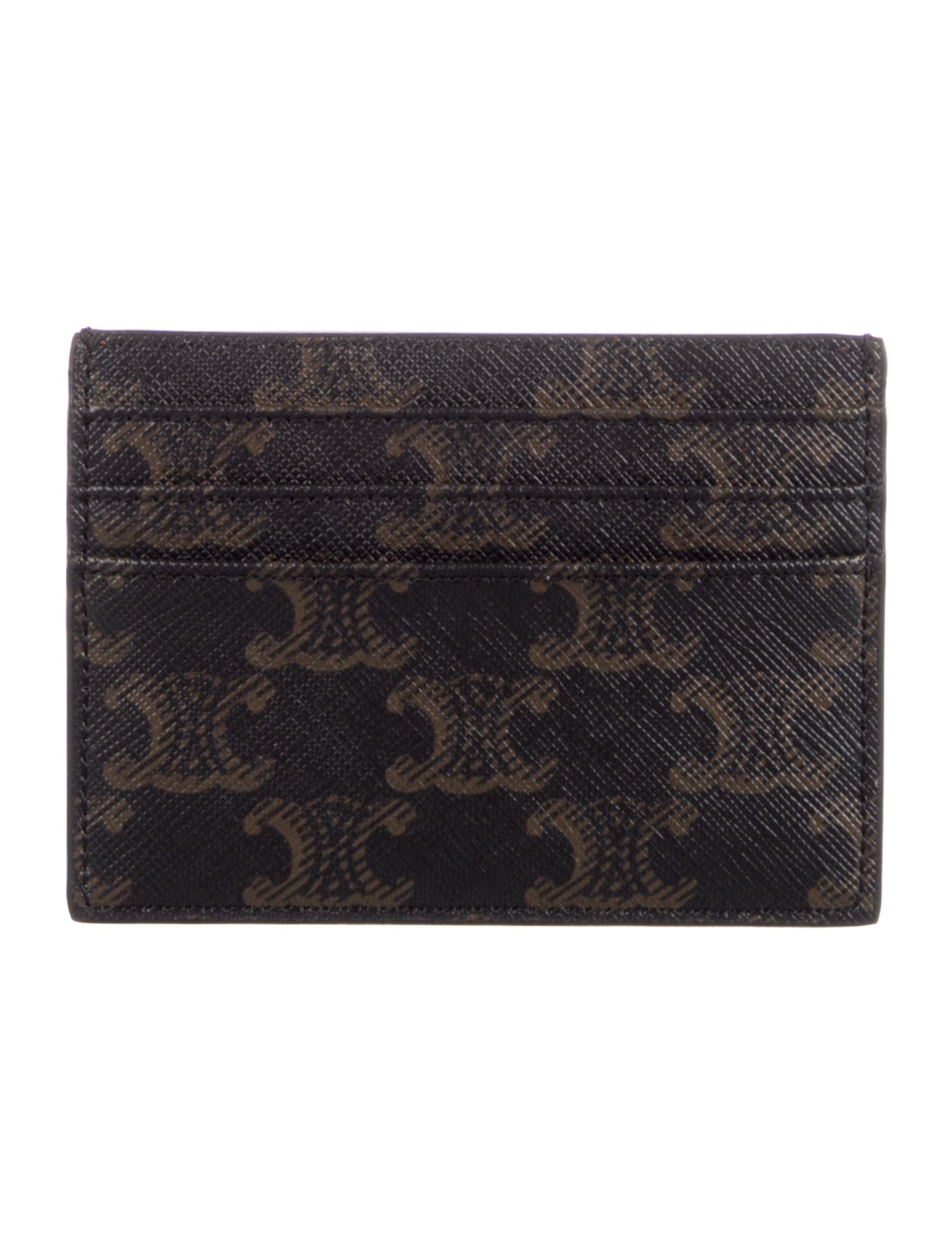 Celine 2024 Saffiano Leather Card Holder