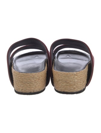 Celine Suede Colorblock Pattern Slides