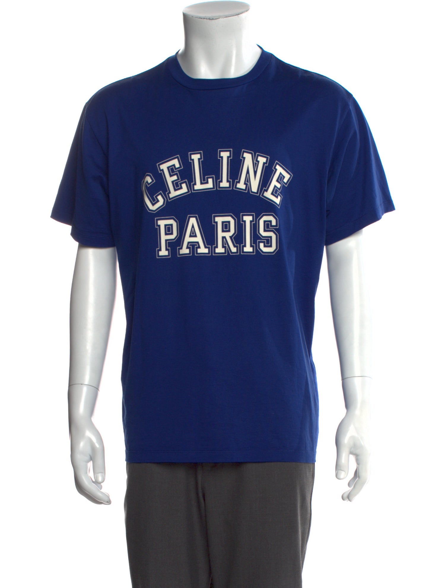 Celine Graphic Print Crew Neck T-Shirt