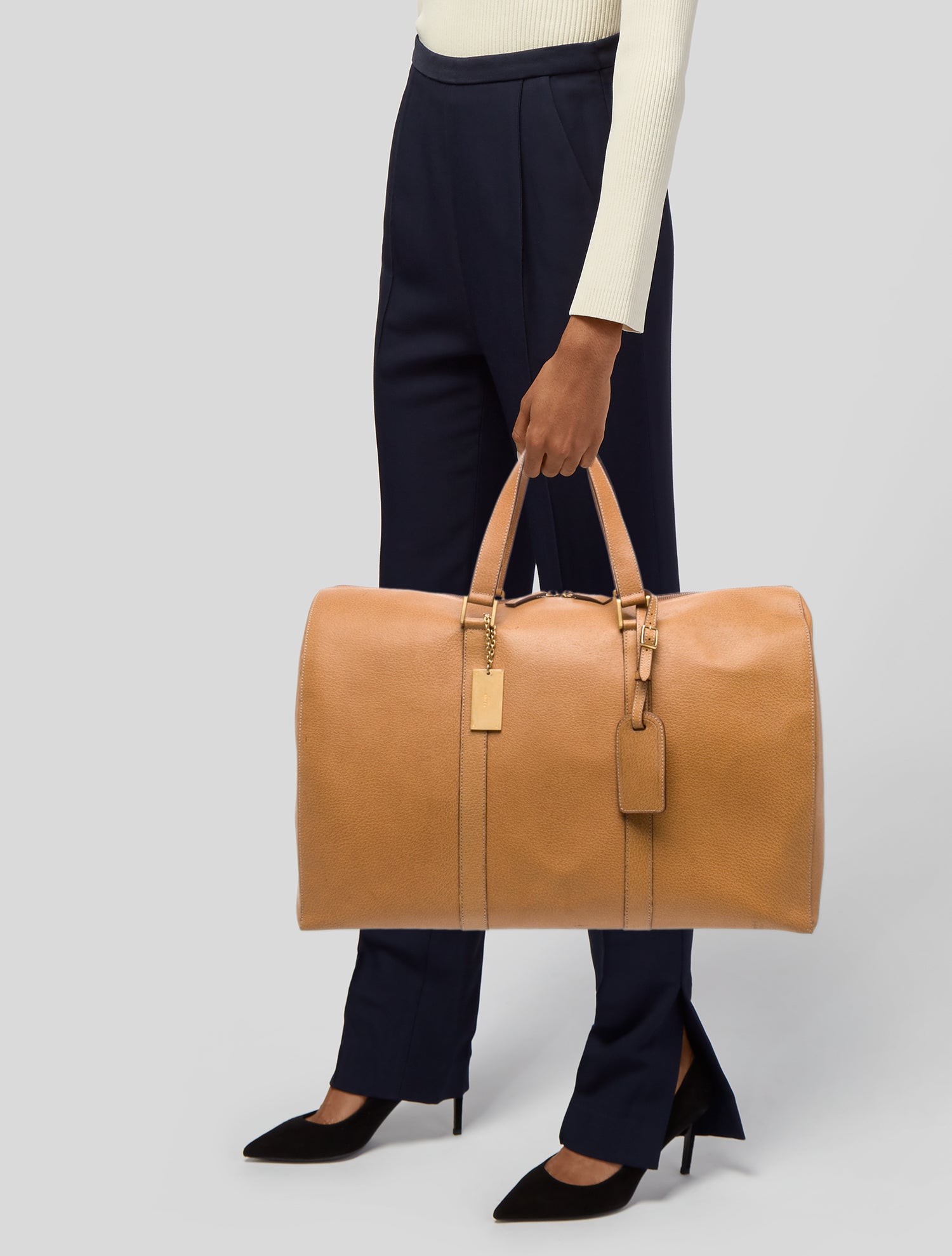 Celine Leather Vintage Duffle Vintage