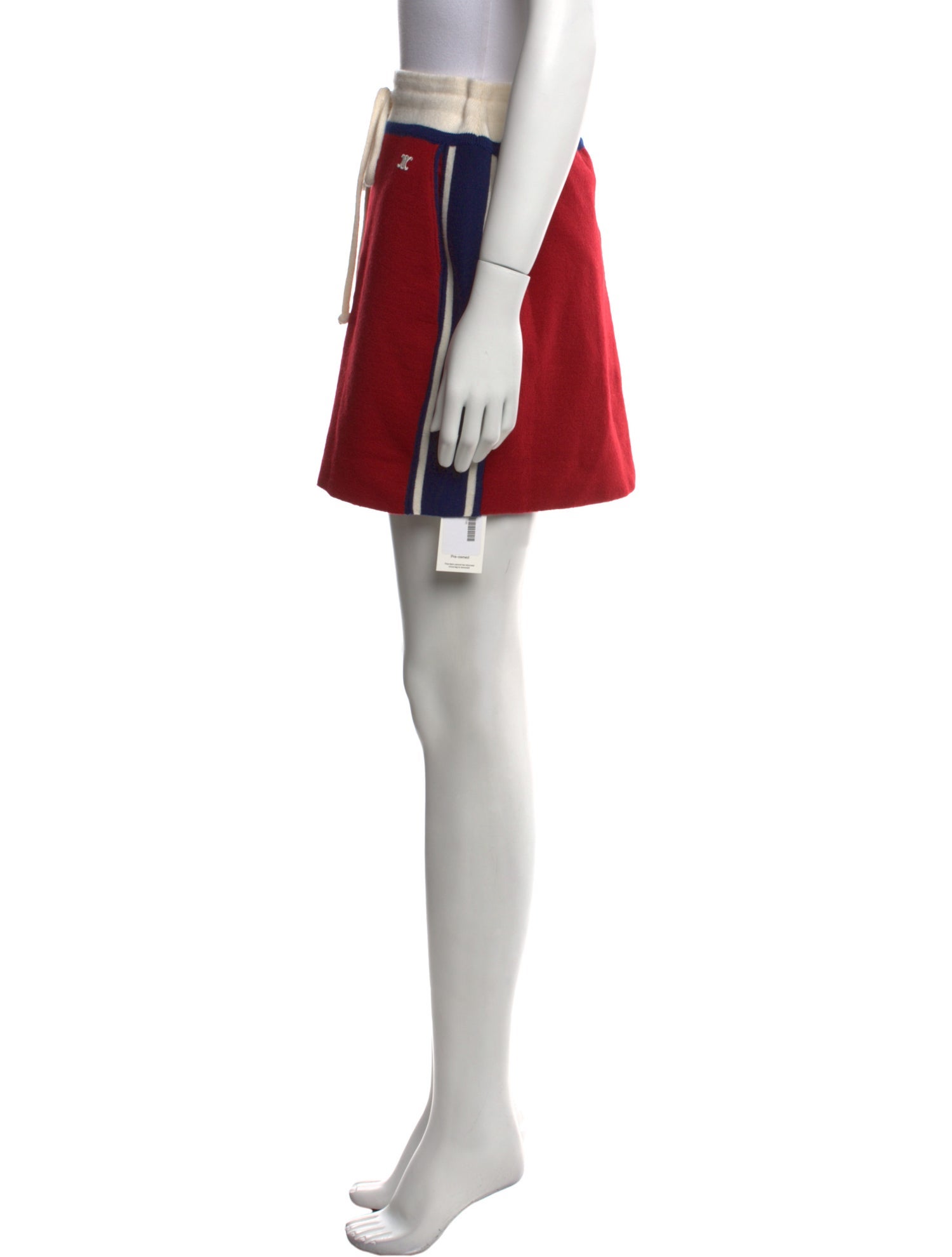 Celine Wool Mini Skirt