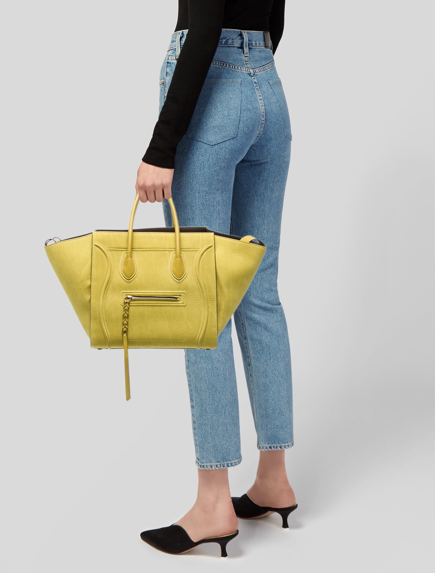 Celine Suede Luggage Phantom Medium