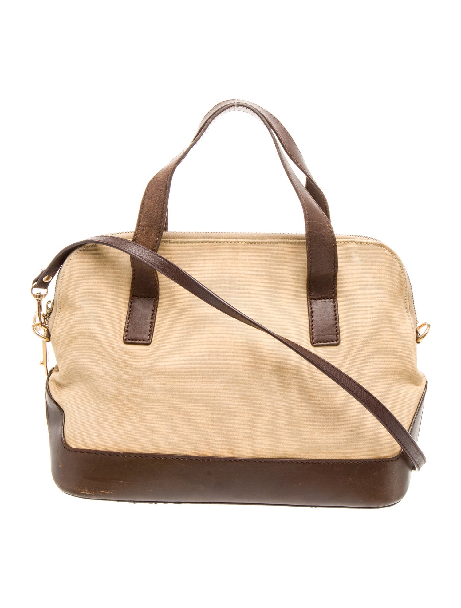 Celine Canvas Top Handle Bag Vintage