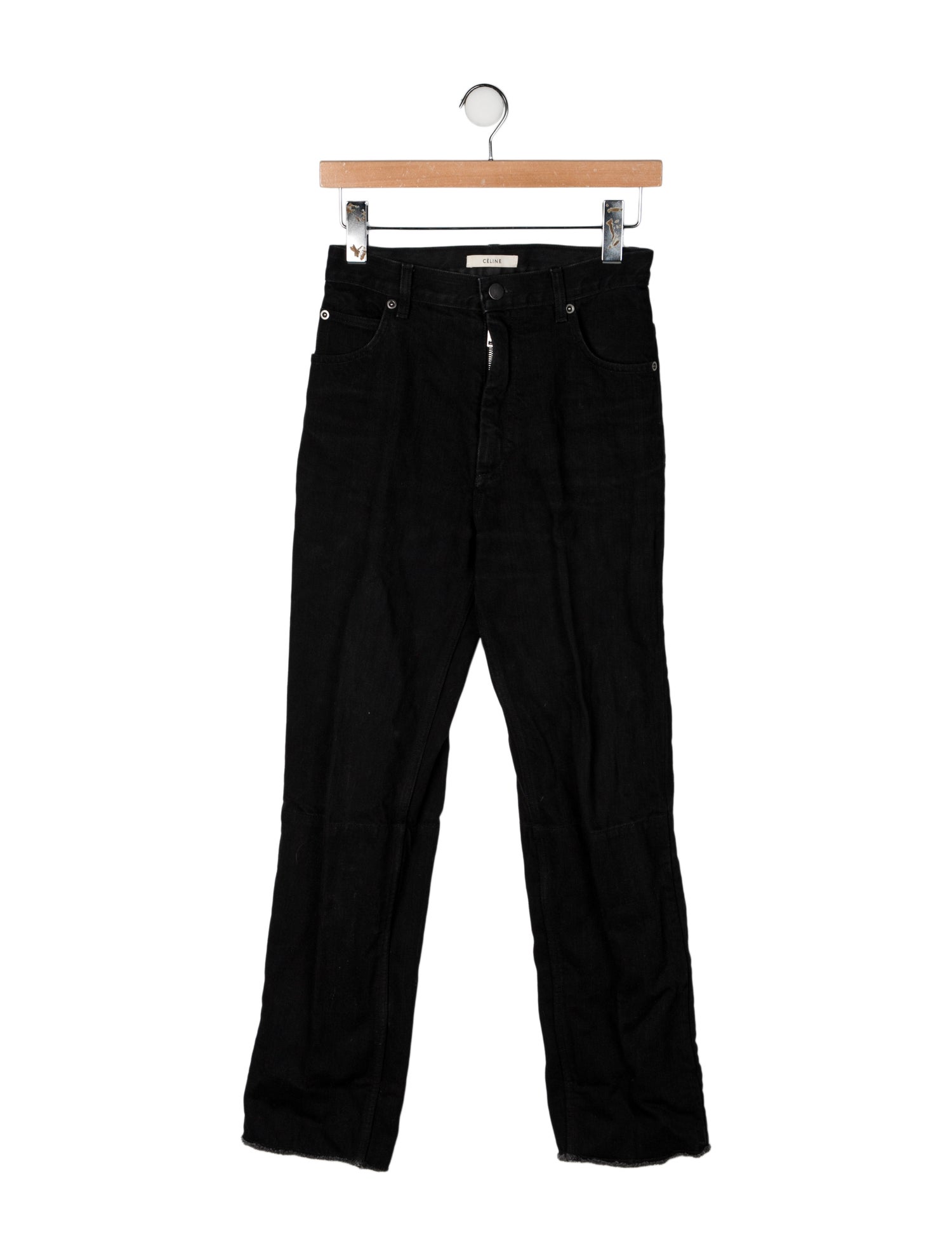 Celine Mid-Rise Straight Leg Jeans