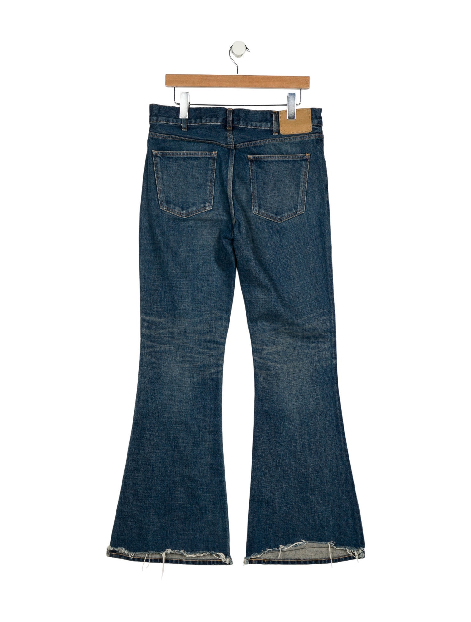 Celine Mid-Rise Wide Leg Jeans