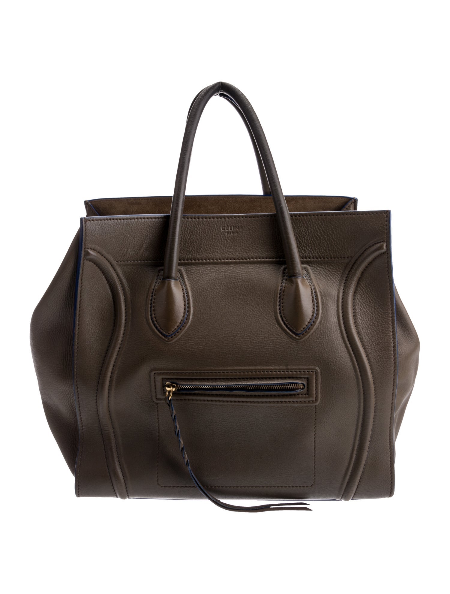 Celine Leather Luggage Phantom Medium