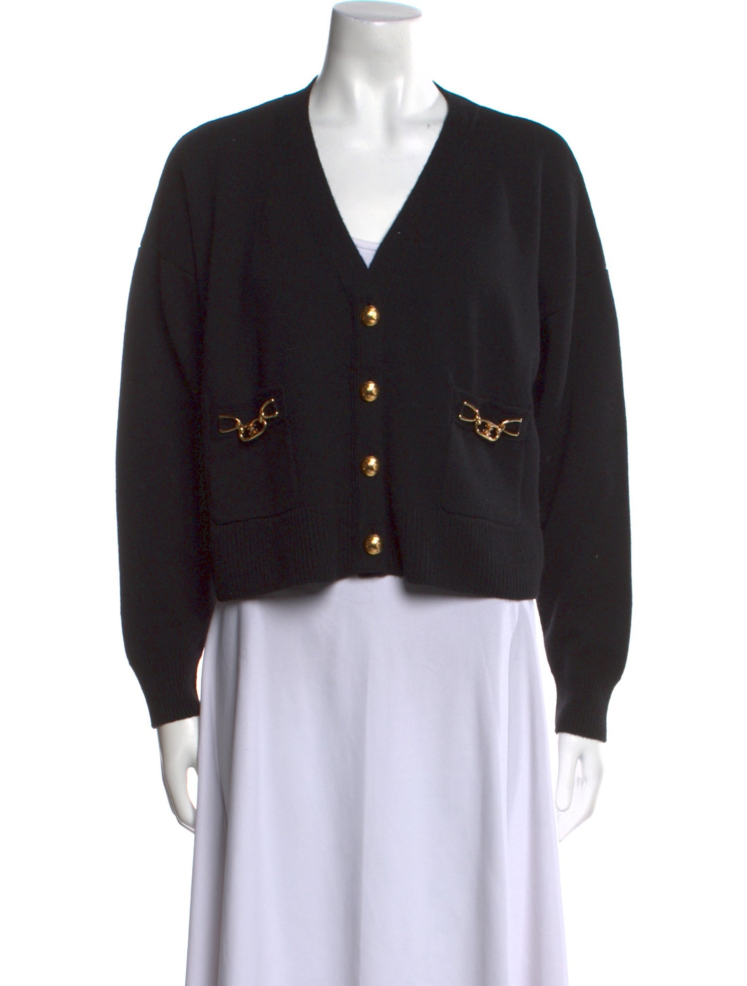 Celine Cashmere V-Neck Sweater