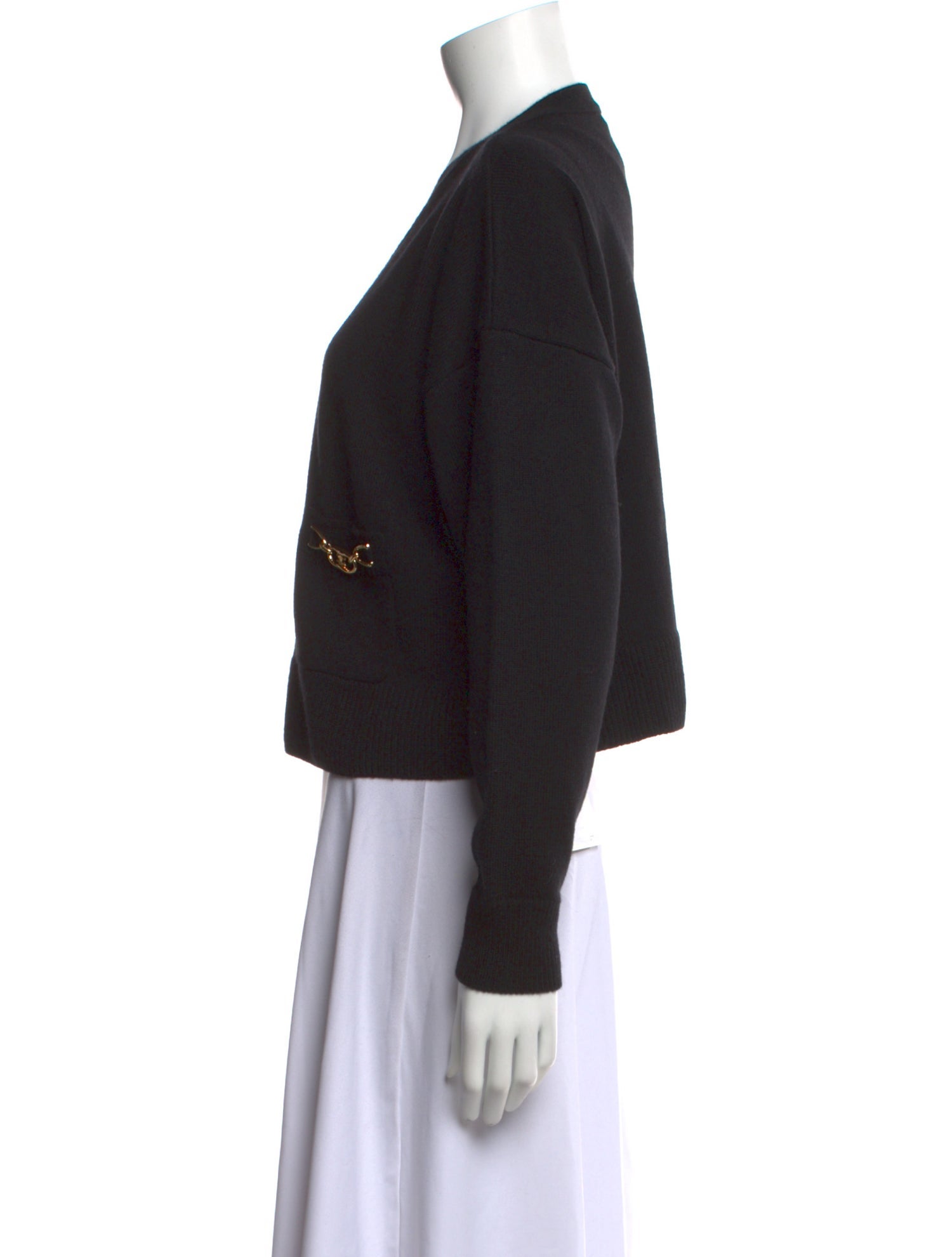 Celine Cashmere V-Neck Sweater