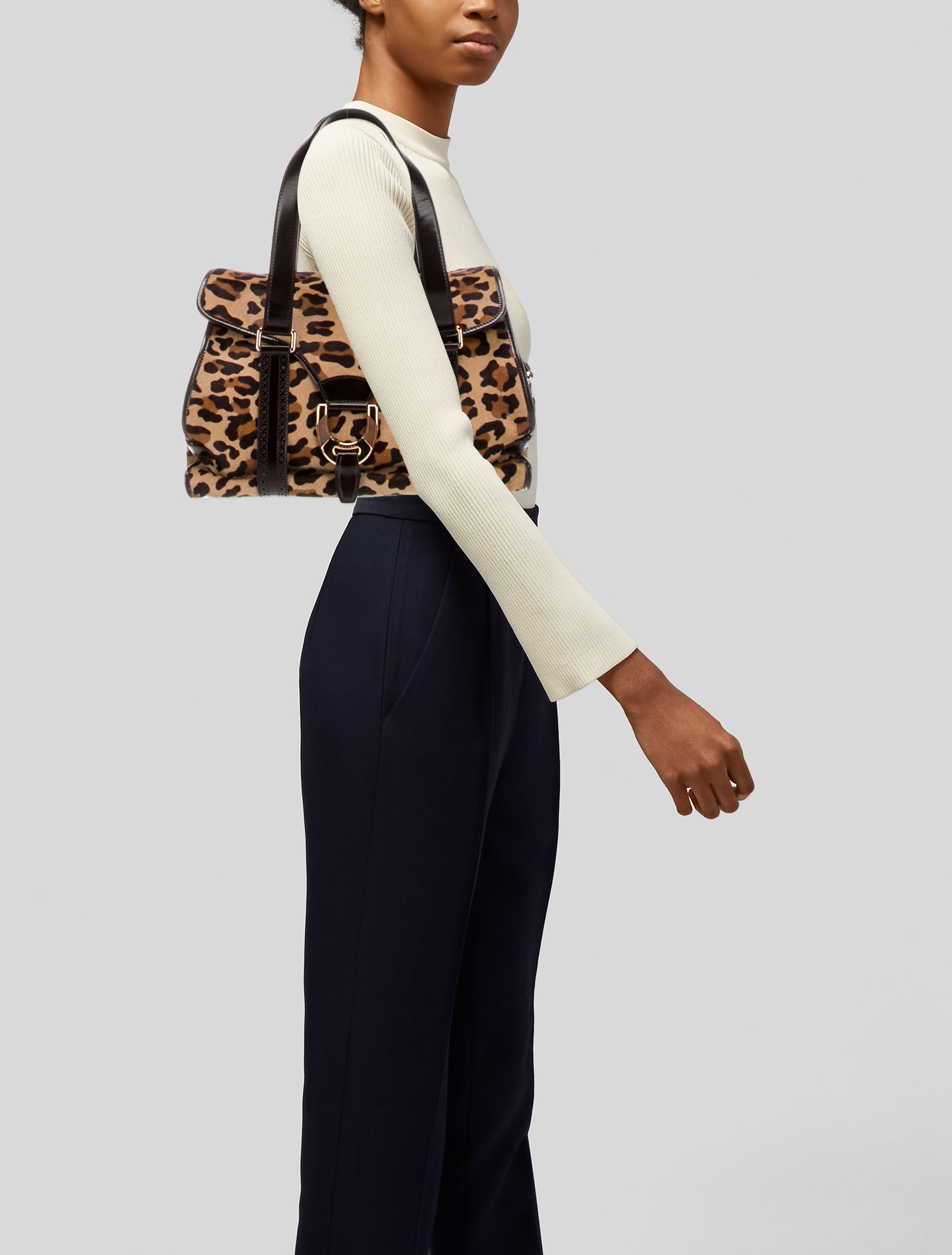 Celine Ponyhair Top Handle Bag Vintage