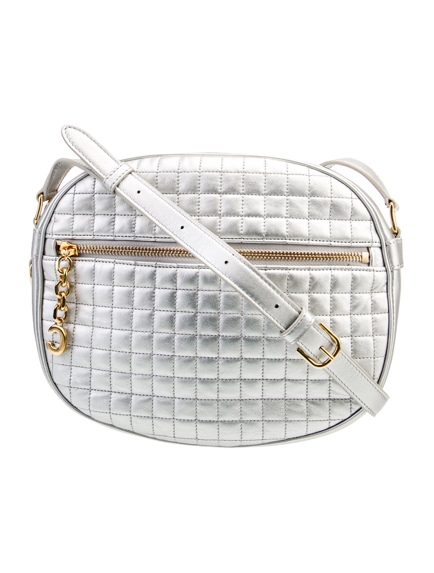 Celine Leather C Charm Bag Small