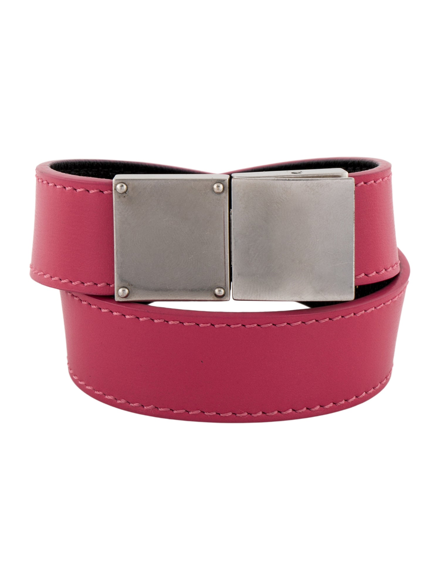 Celine Leather Double Wrap Bracelet