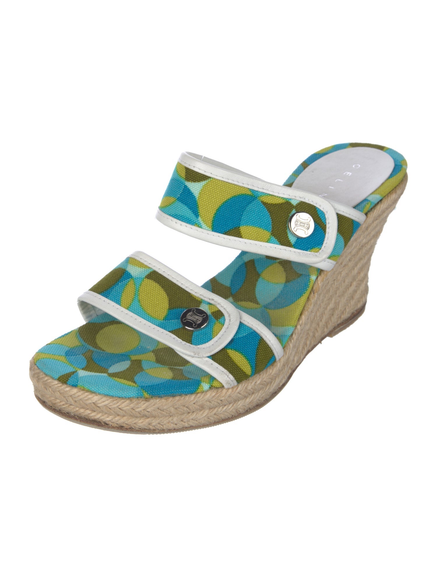Celine Canvas Printed Espadrilles