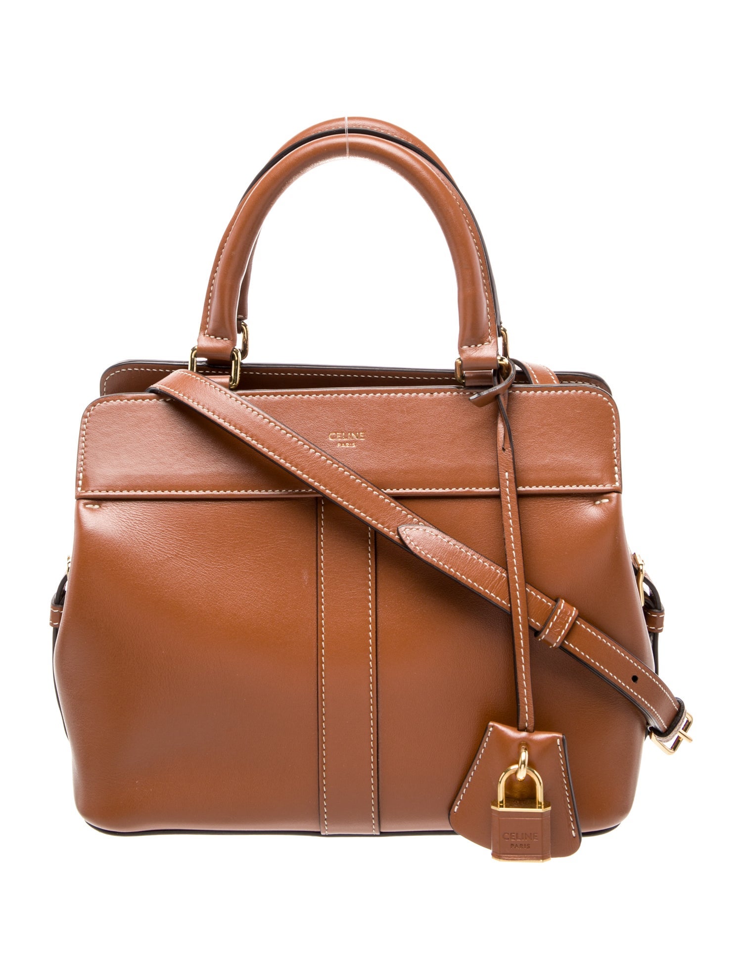 Celine Leather Cabas De France Small