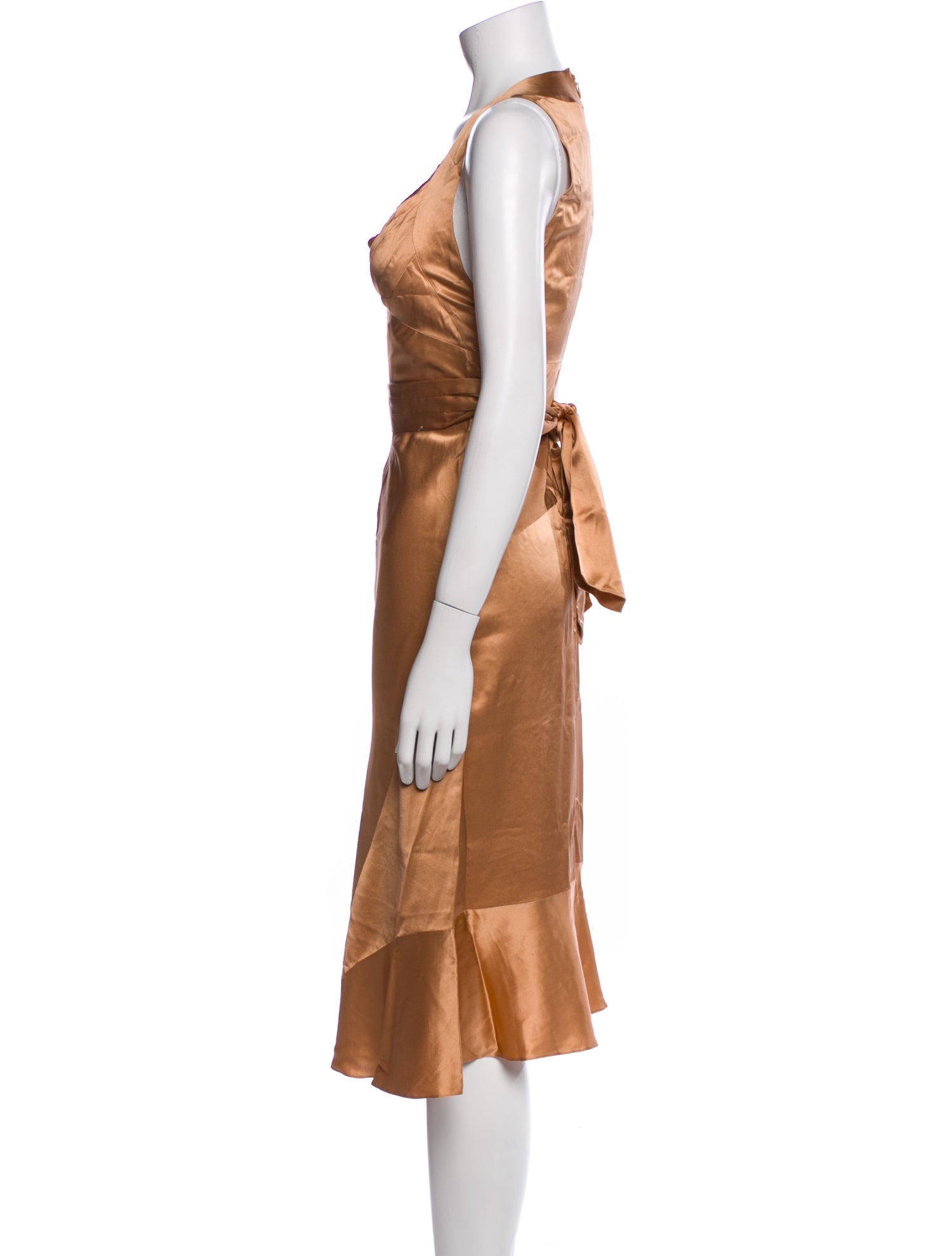 Celine Silk Midi Length Dress