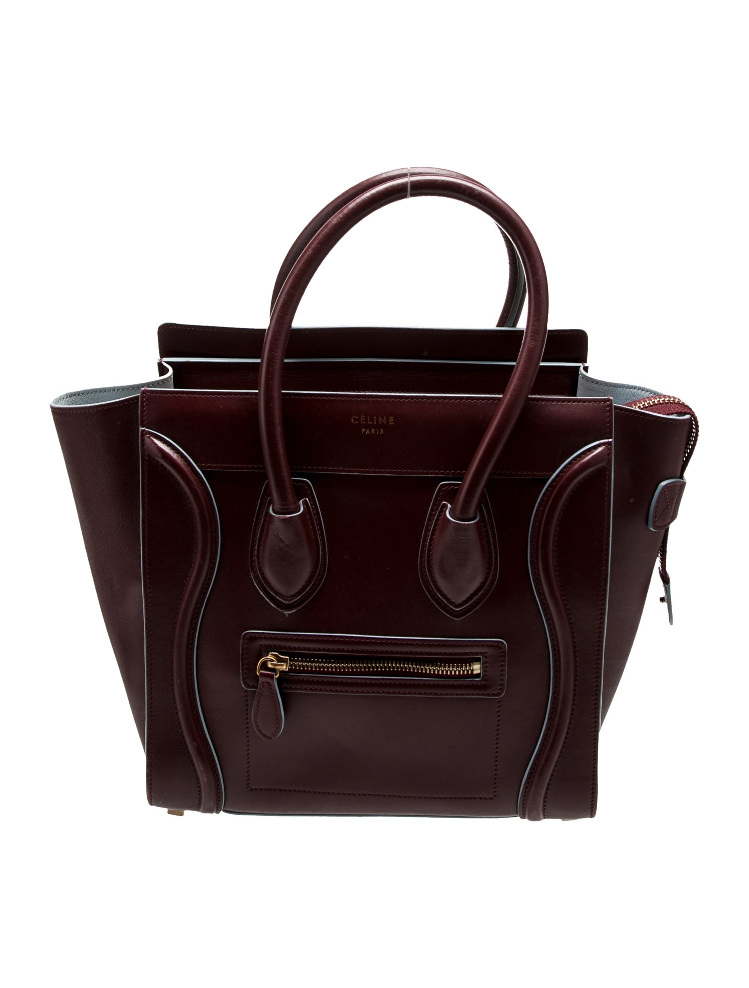 Celine Leather Luggage Mini