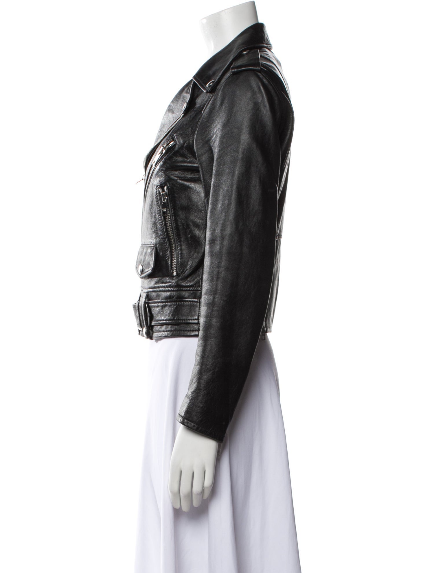Celine Leather Biker Jacket