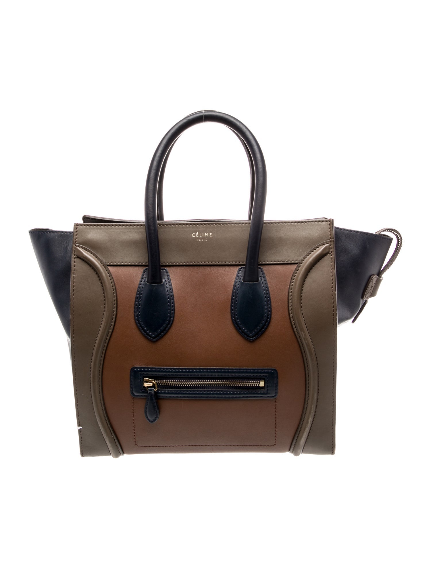 Celine Leather Luggage Micro