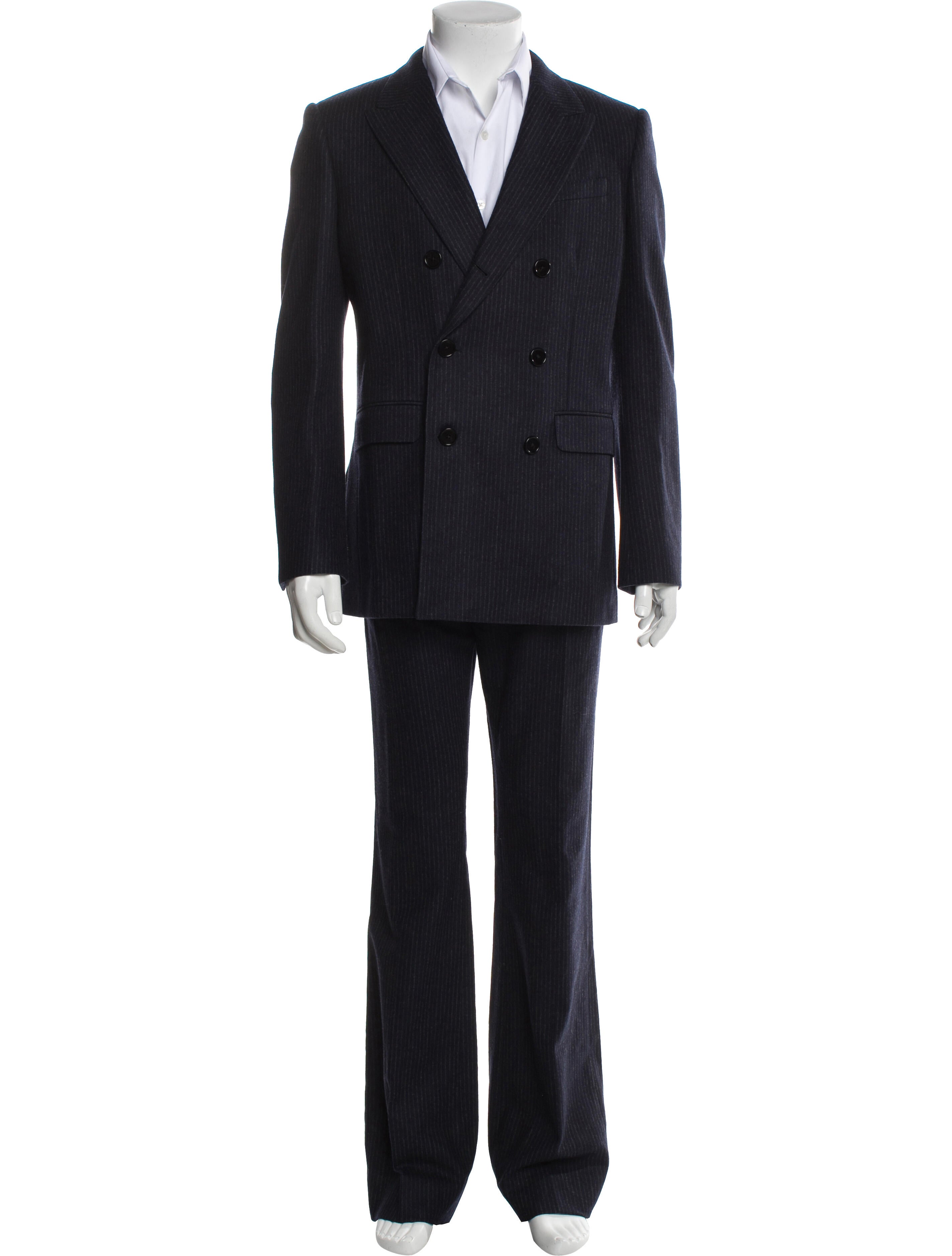 Celine Wool Striped Two-Piece Suit