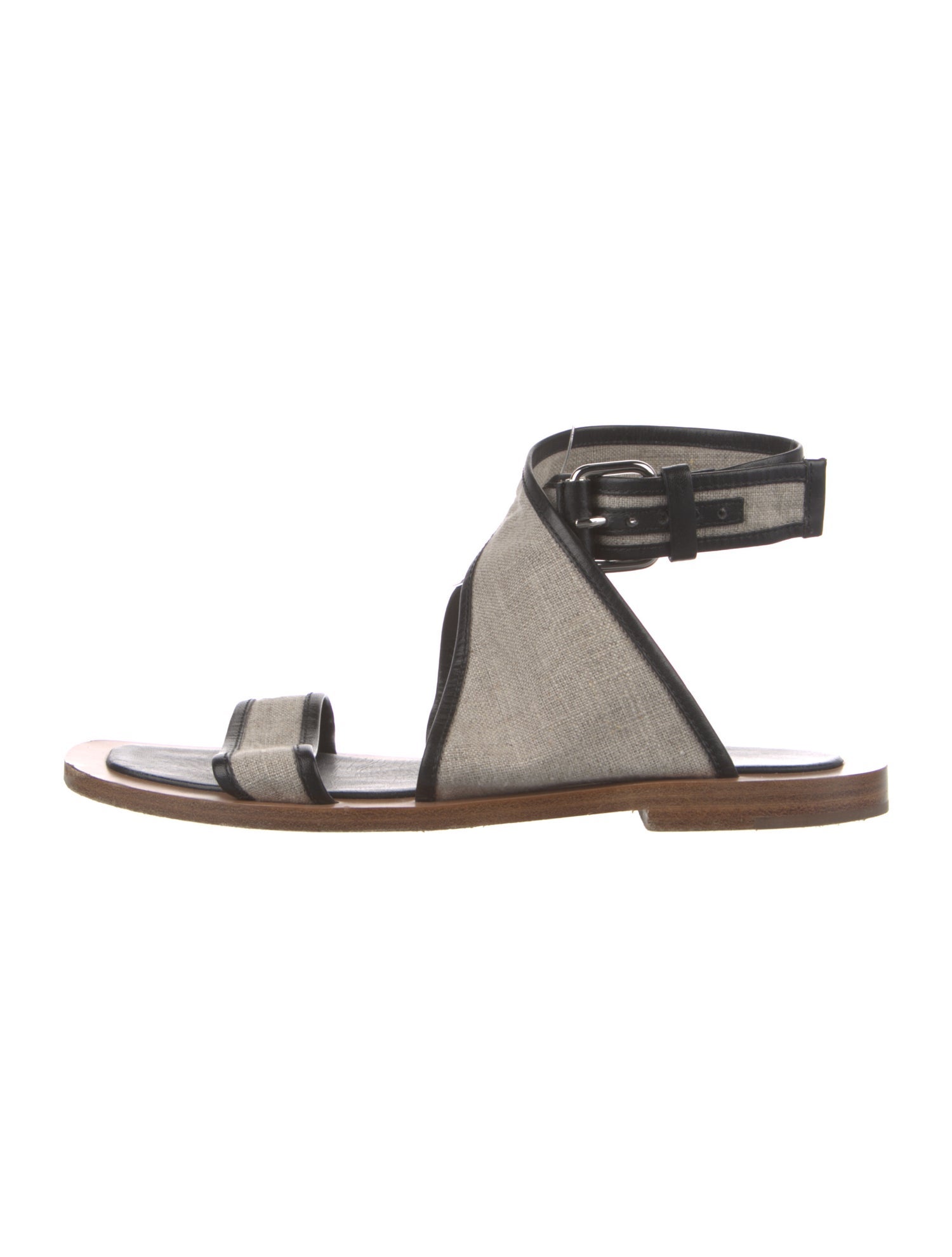 Celine Canvas Gladiator Sandals