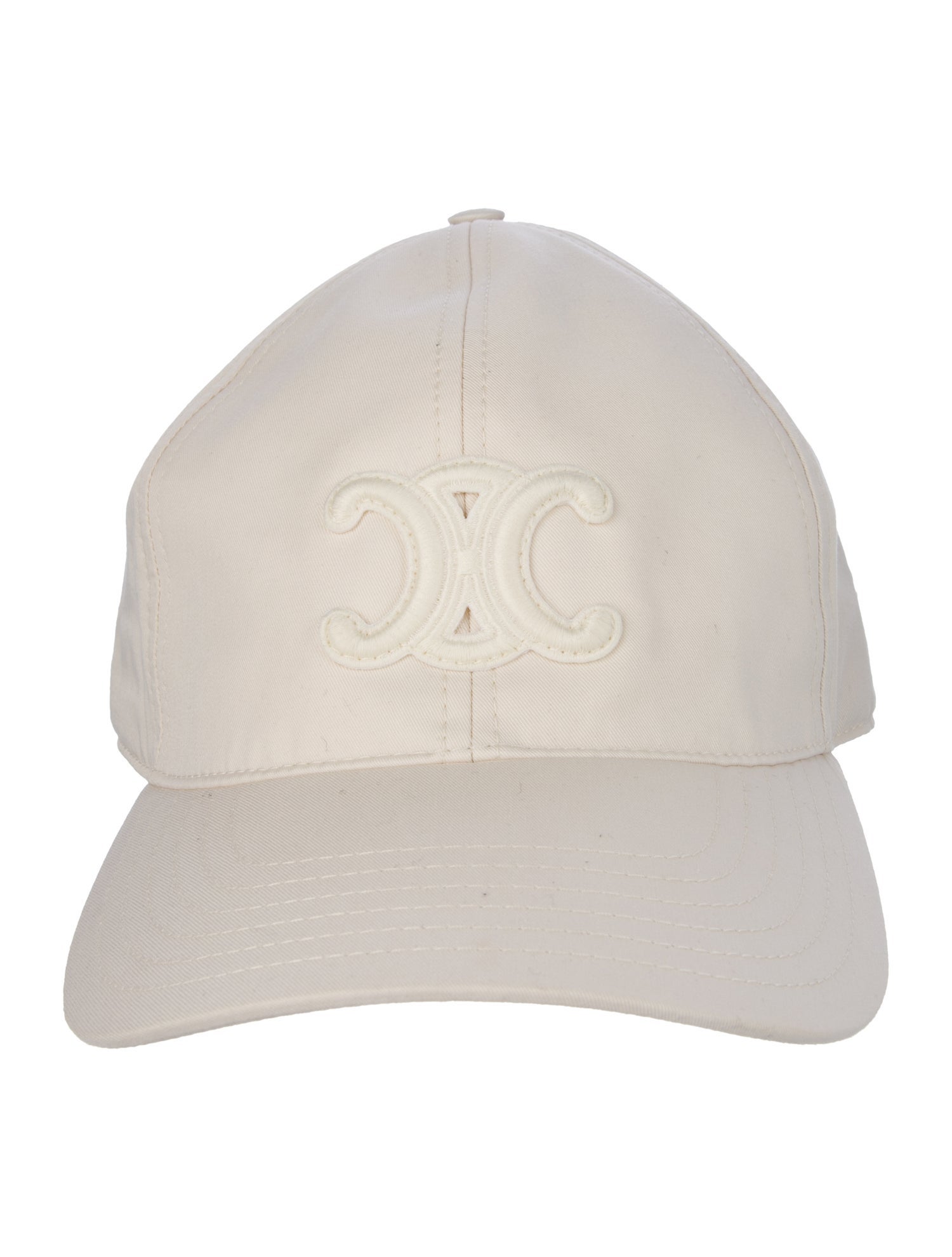 Celine Embroidered Canvas Baseball Cap