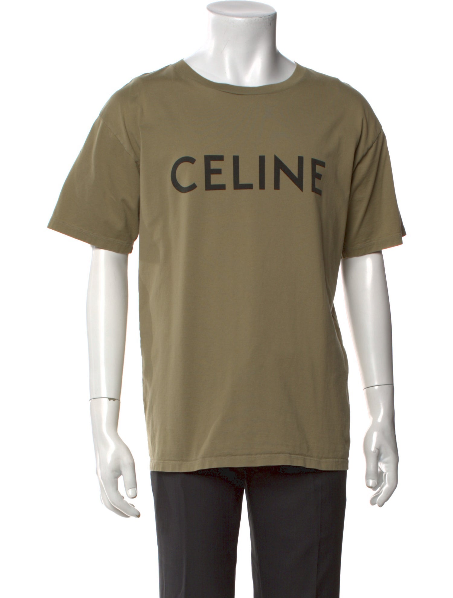 Celine Signature Logo Graphic Print T-Shirt