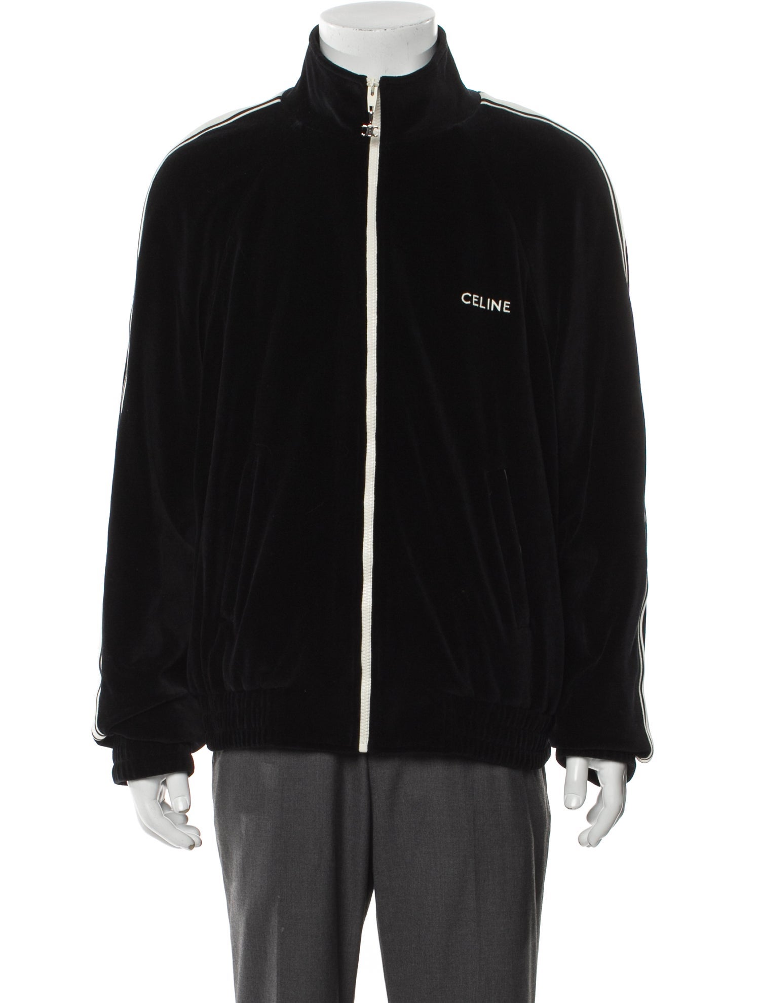 Celine Mock Neck Long Sleeve Sweatshirt