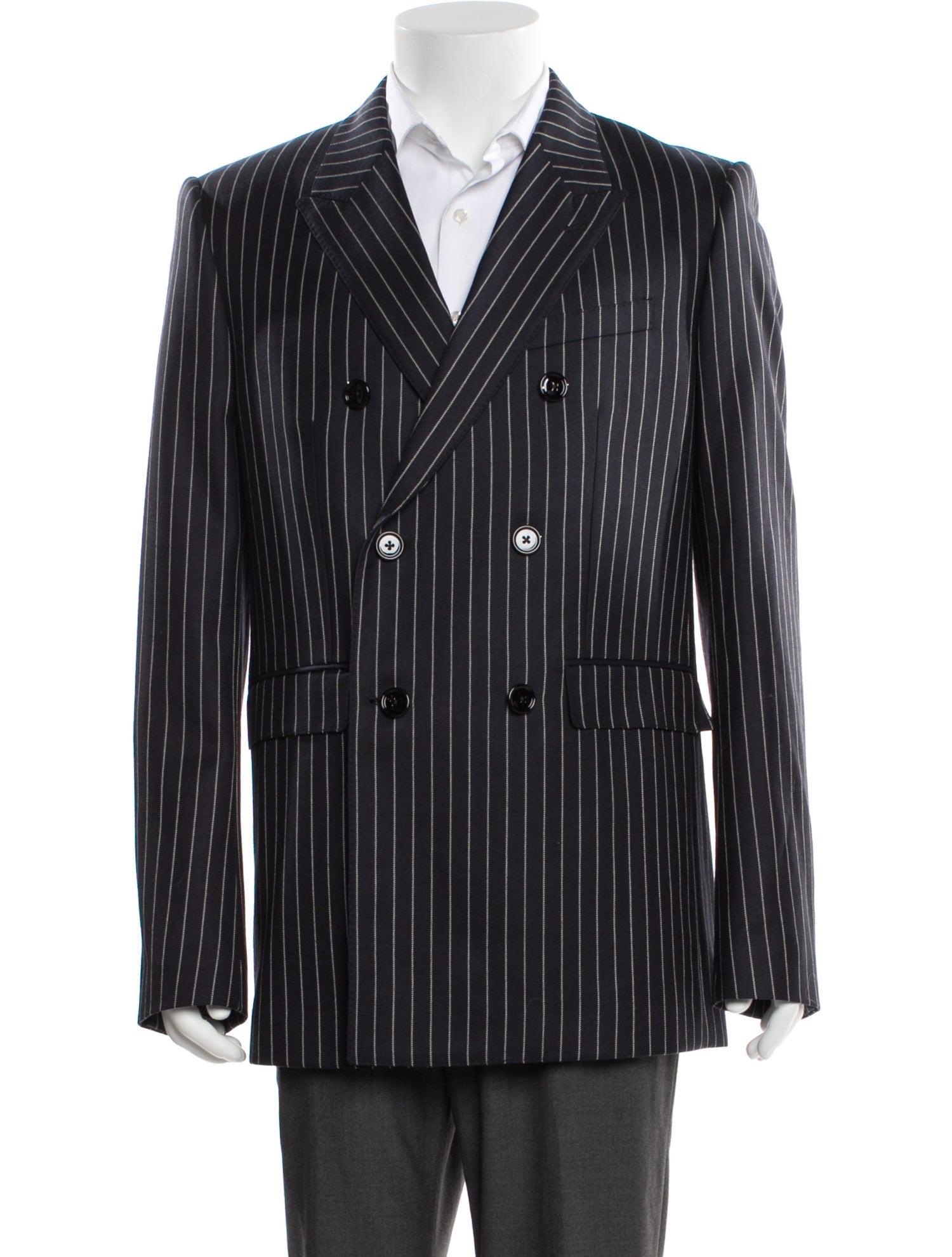 Celine Wool Striped Blazer