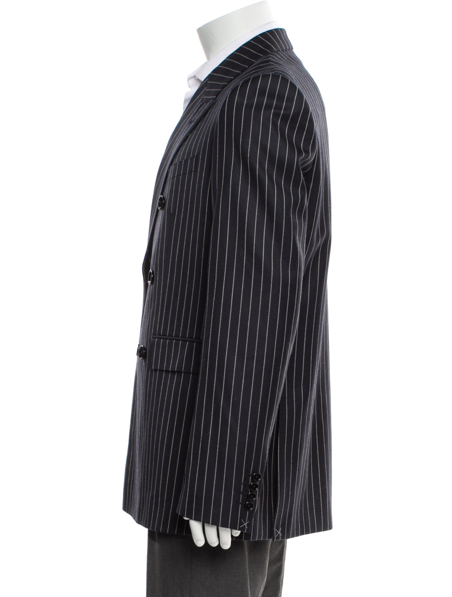 Celine Wool Striped Blazer