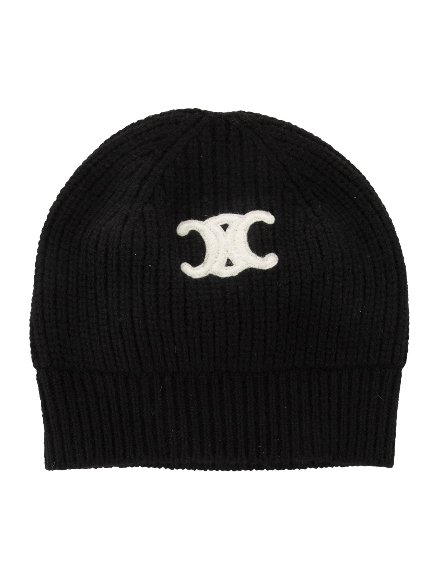 Celine Cashmere Triomphe Beanie