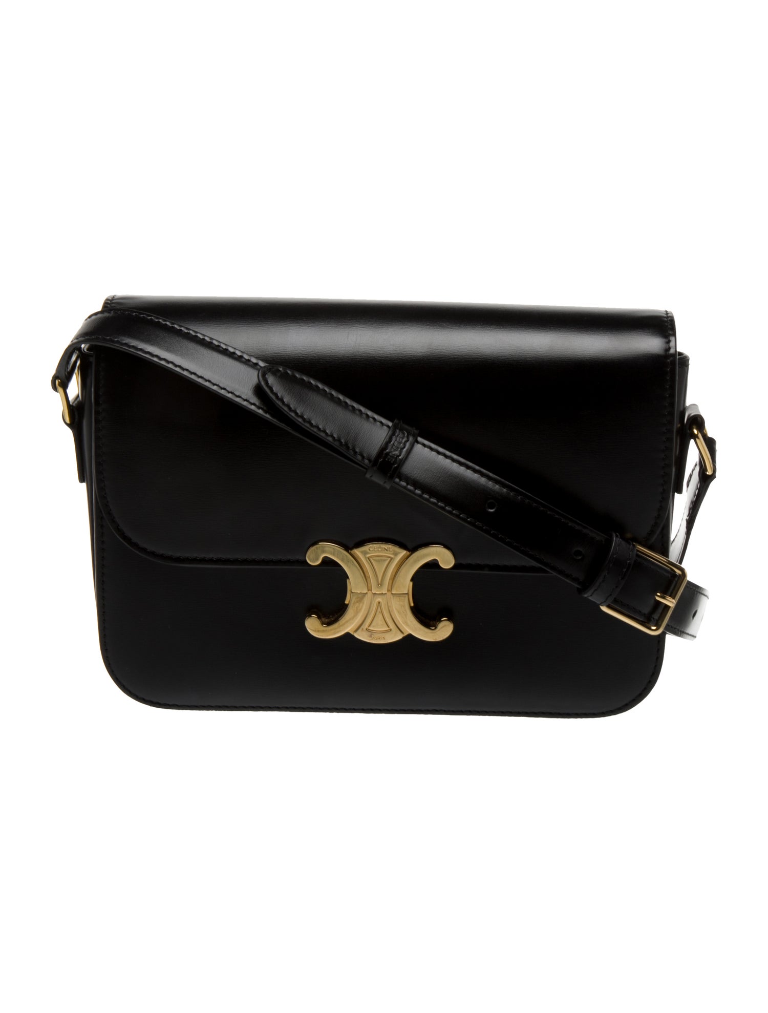 Celine Leather Triomphe Medium