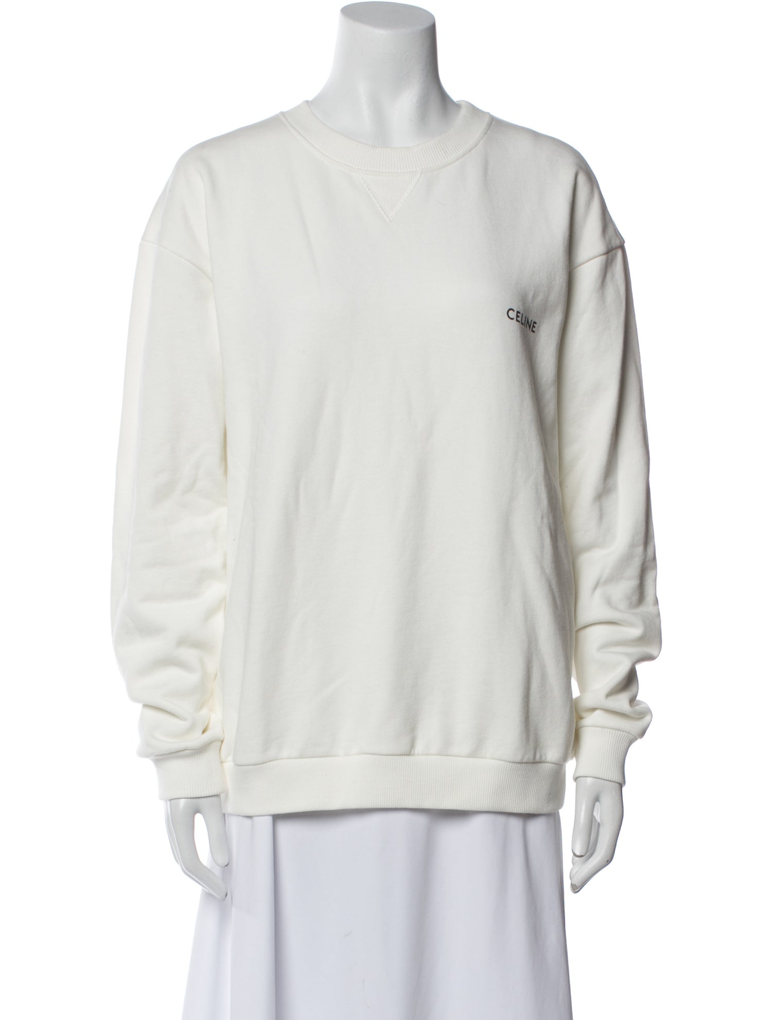 Celine Crew Neck Long Sleeve Sweatshirt
