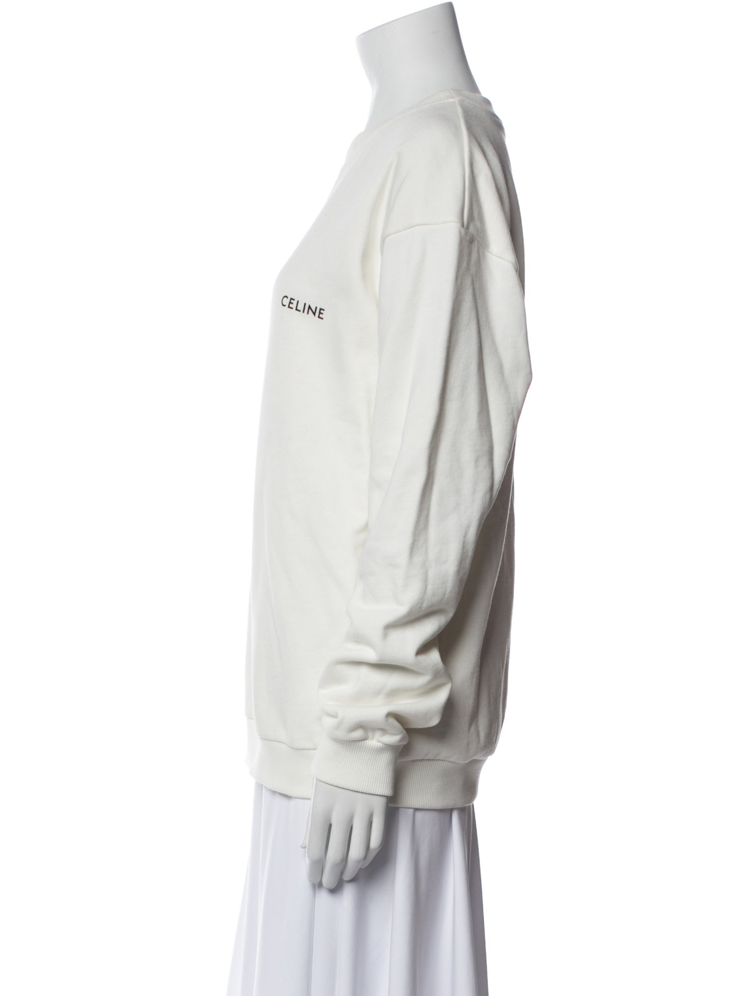 Celine Crew Neck Long Sleeve Sweatshirt