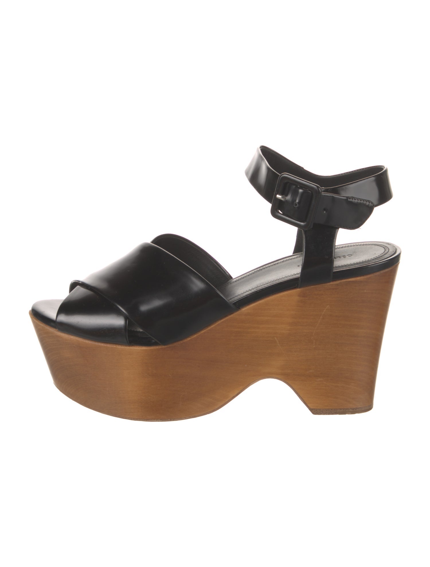 Celine Patent Leather Sandals