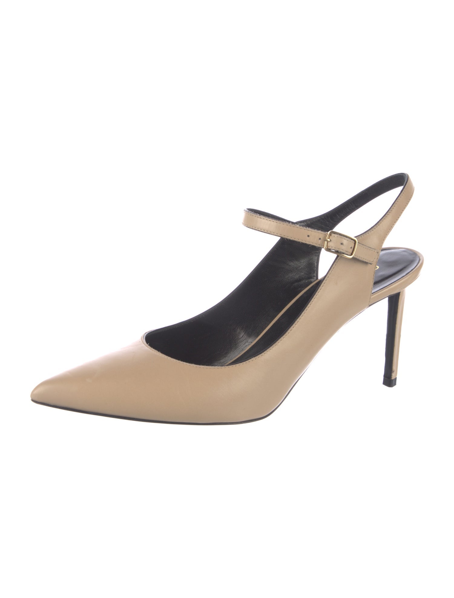 Celine Leather Slingback Pumps
