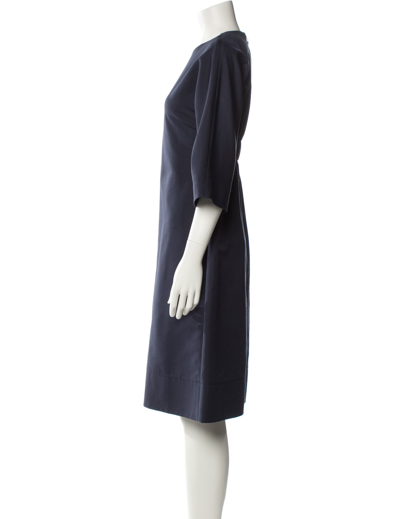 Celine Crew Neck Knee-Length Dress