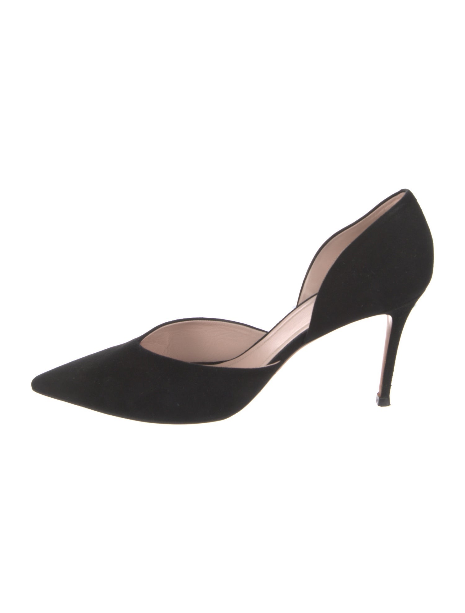 Celine Suede D'Orsay Pumps