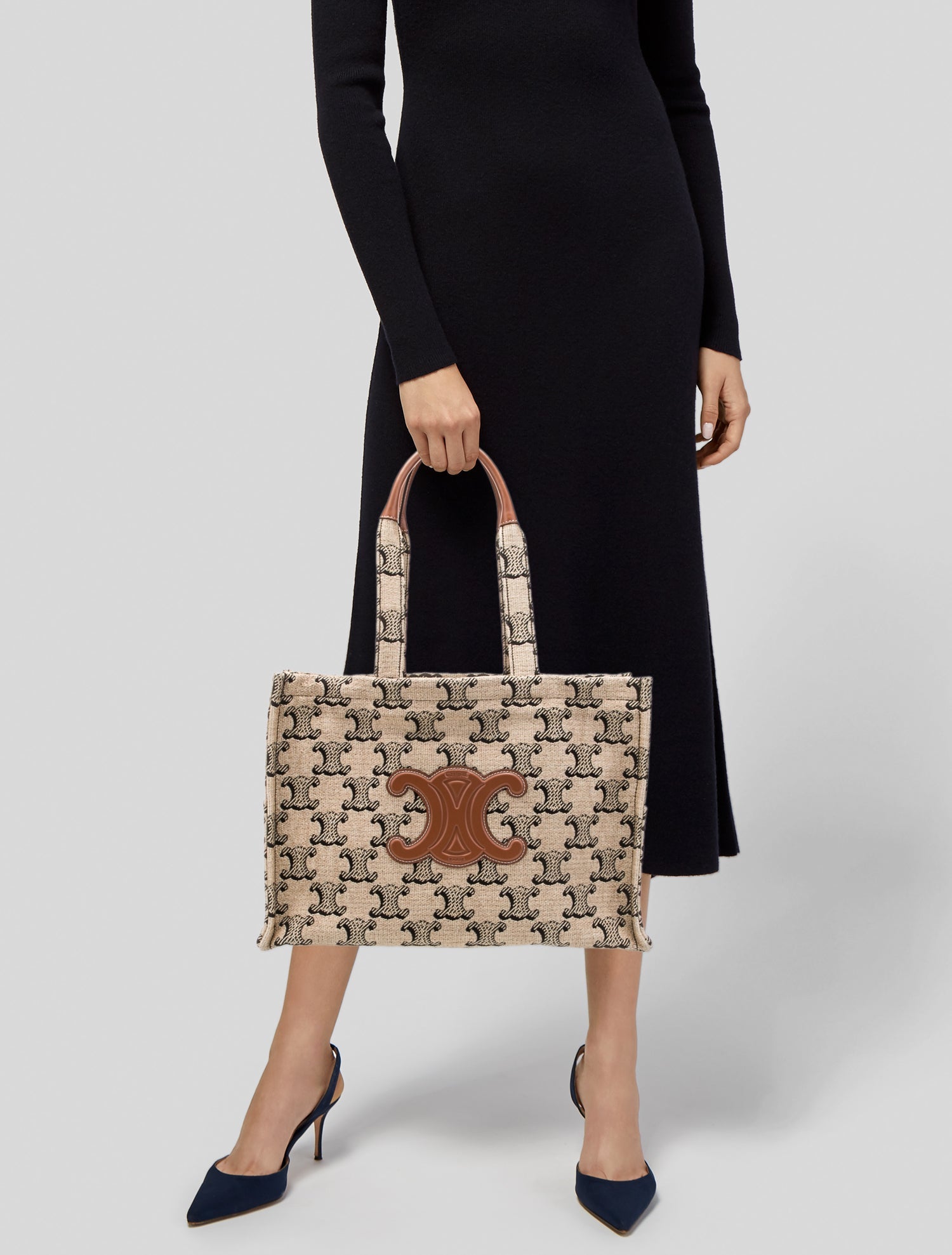 Celine Triomphe Cabas Thais Large