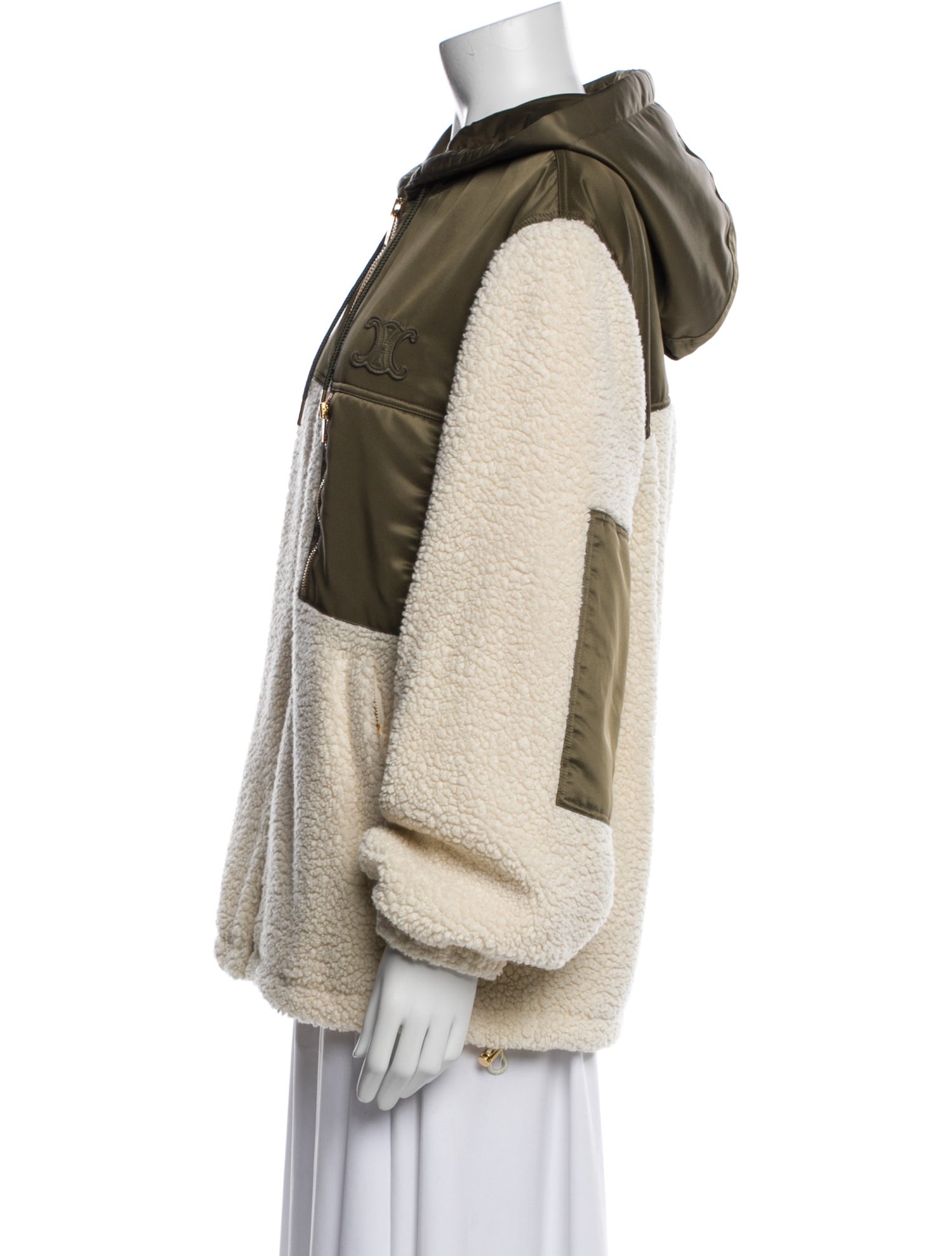 Celine Cashmere Colorblock Pattern Jacket w/ Tags