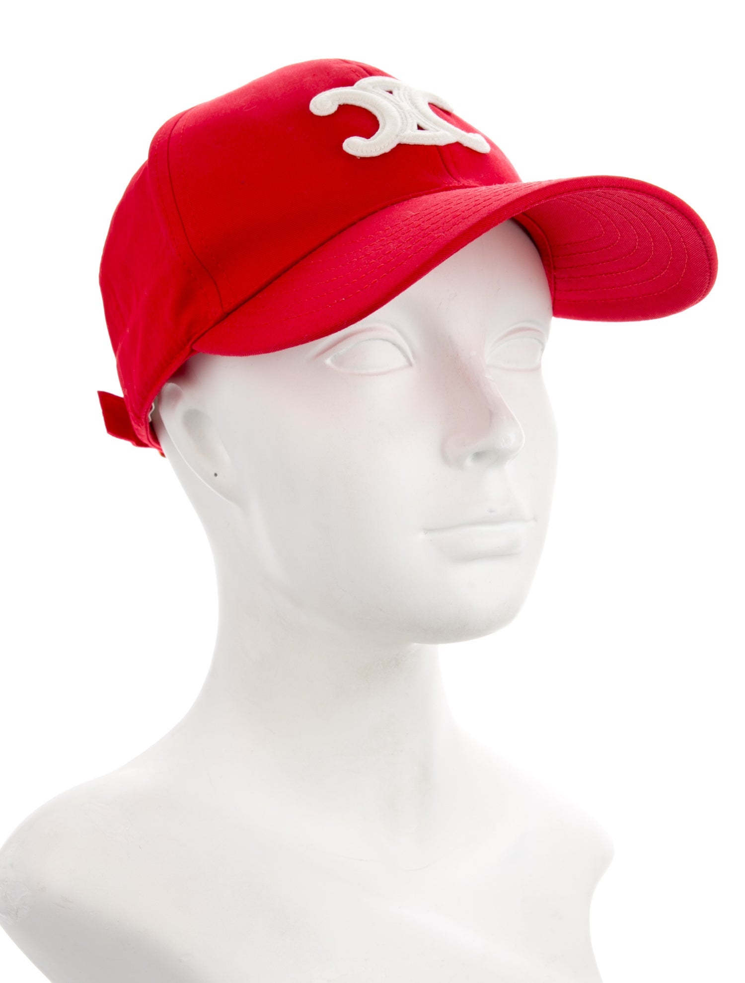 Celine Canvas Triomphe Baseball Cap