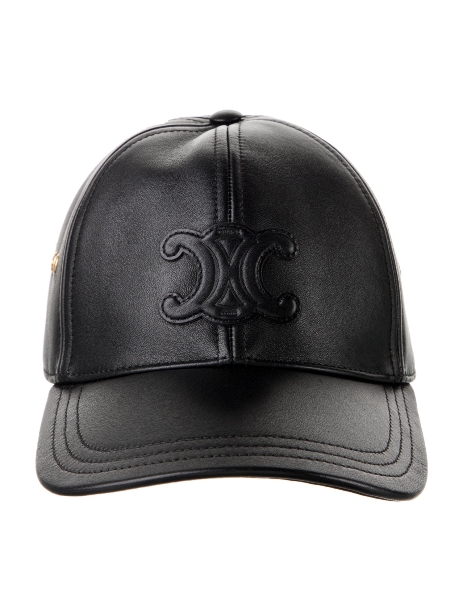 Celine Lambskin Triomphe Baseball Cap