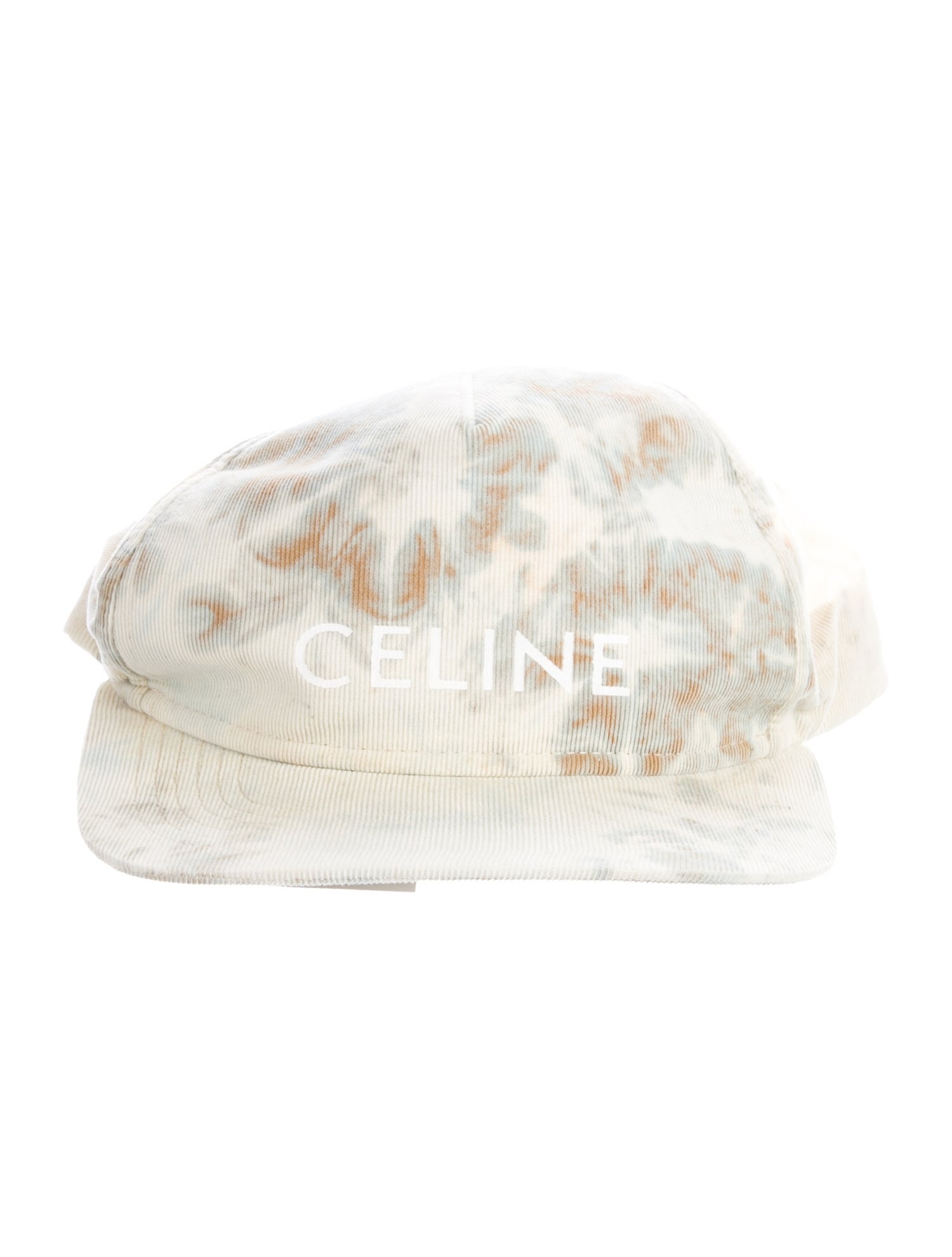 Celine Corduroy Tie-Dye Cap