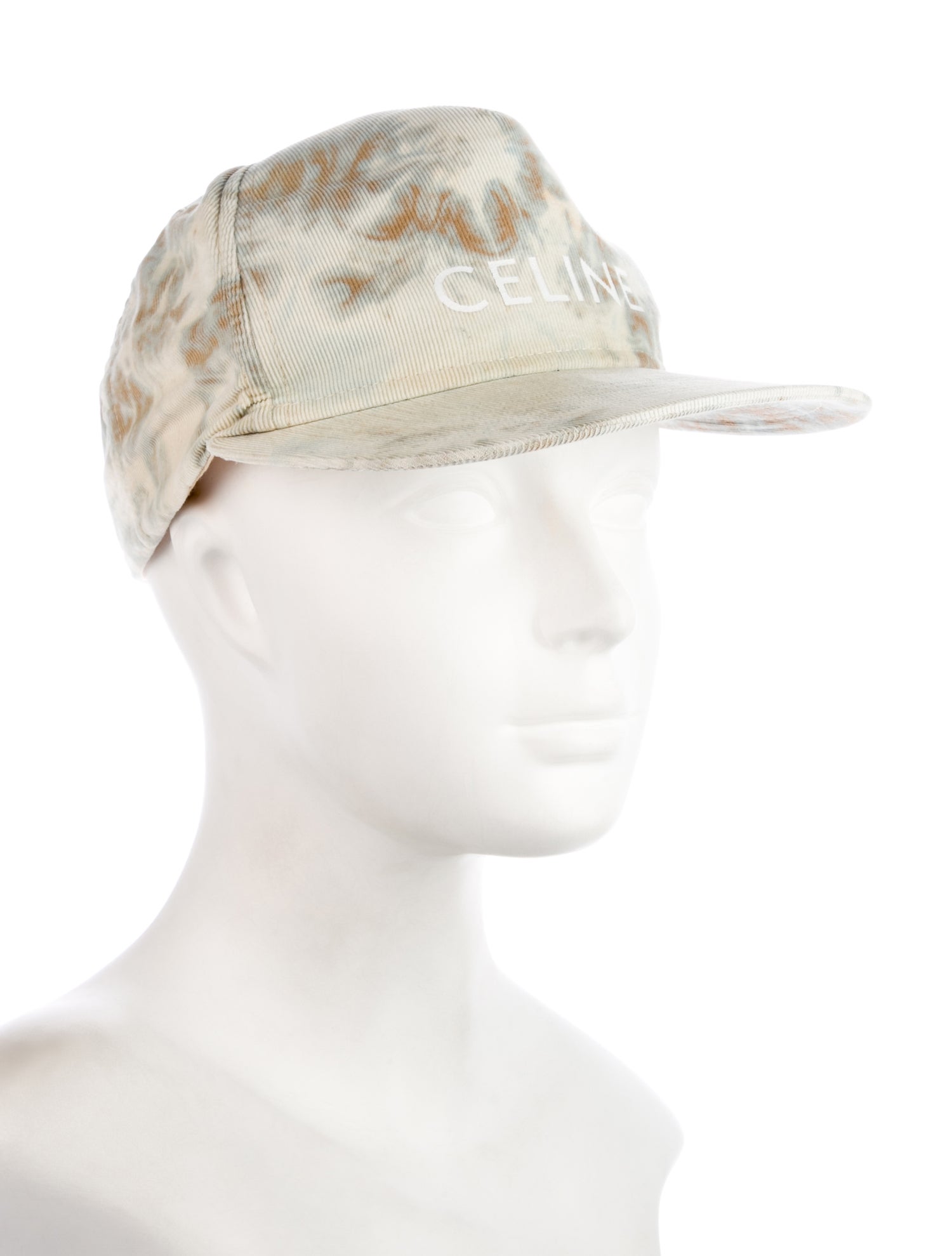 Celine Corduroy Tie-Dye Cap